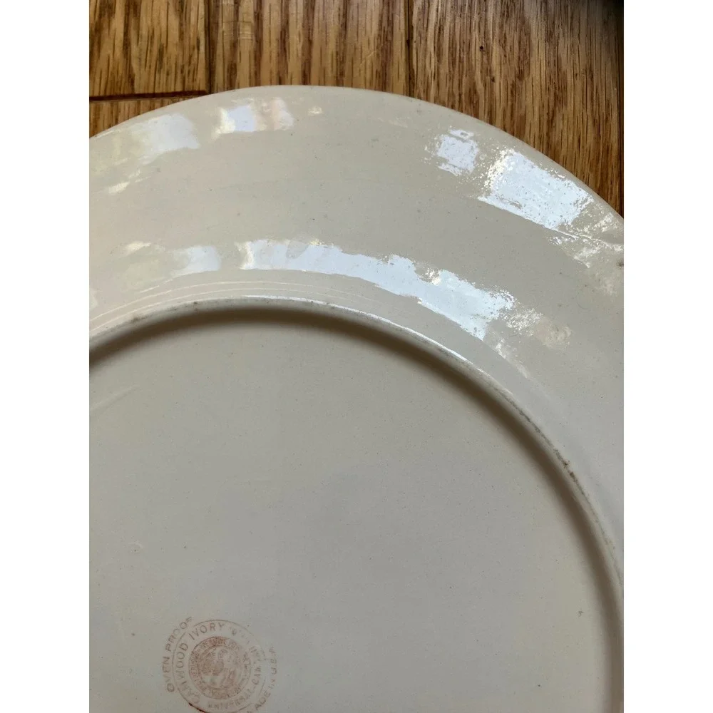 Universal Potteries Camwood Ivory Blu Colonial‎ Kitchen Oval Platter